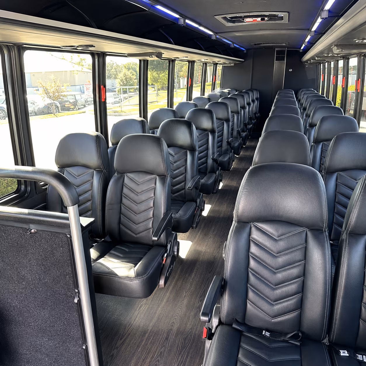 30 passenger minibus inside