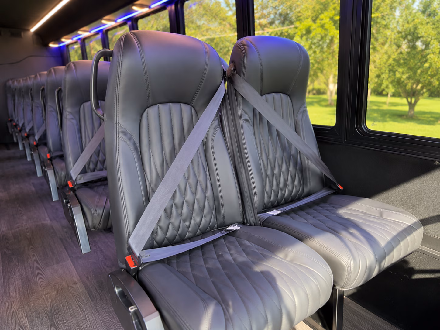 murfreesboro 15 passenger minibus inside