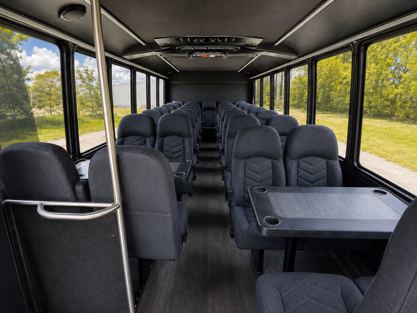 murfreesboro 20 passenger minibus inside
