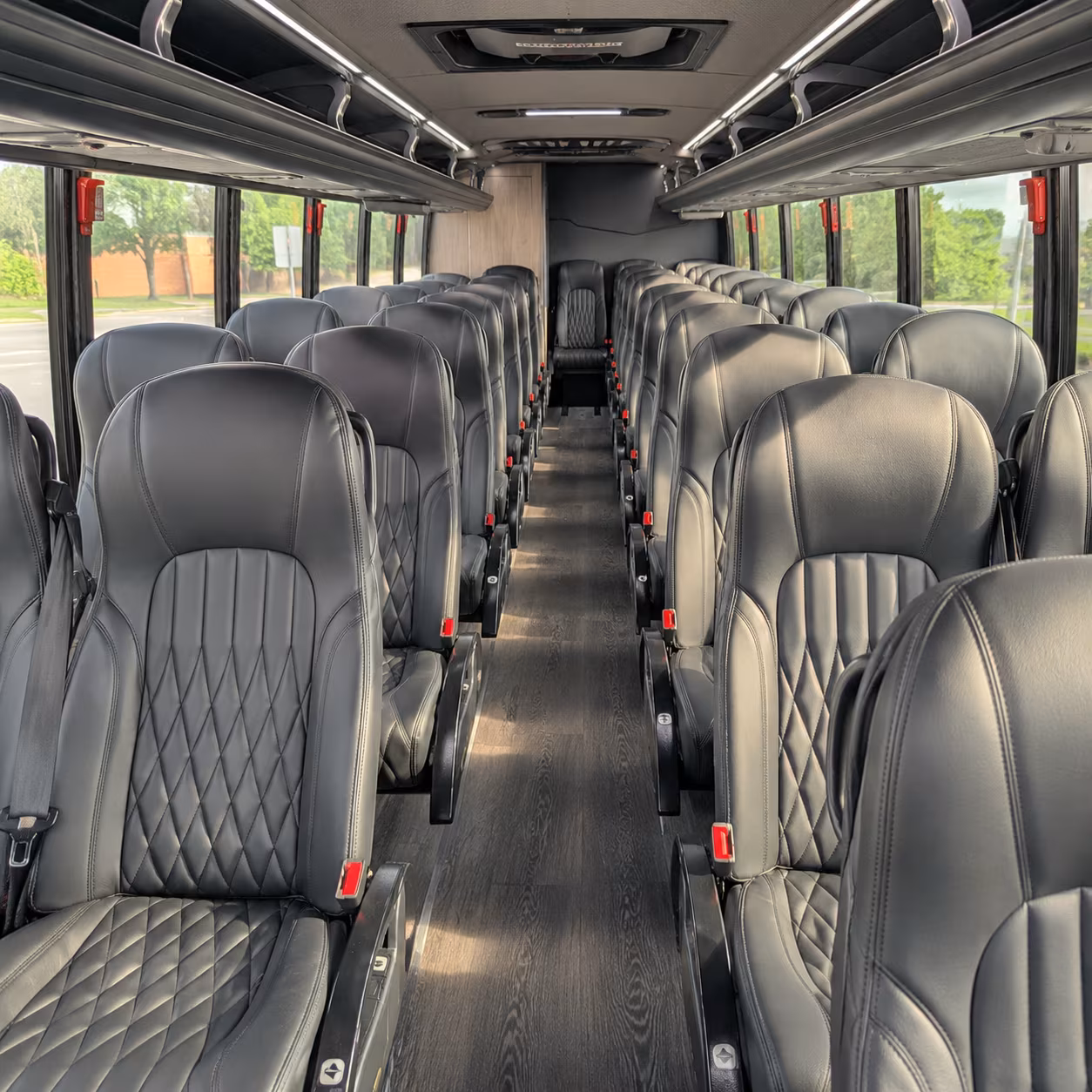 murfreesboro 25 passenger minibus inside