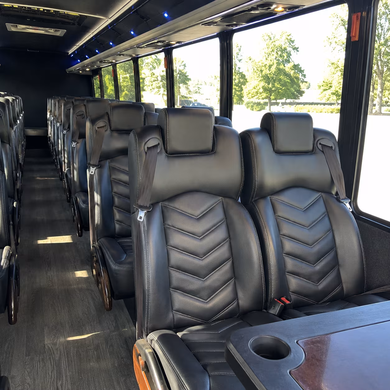 murfreesboro 28 passenger minibus inside
