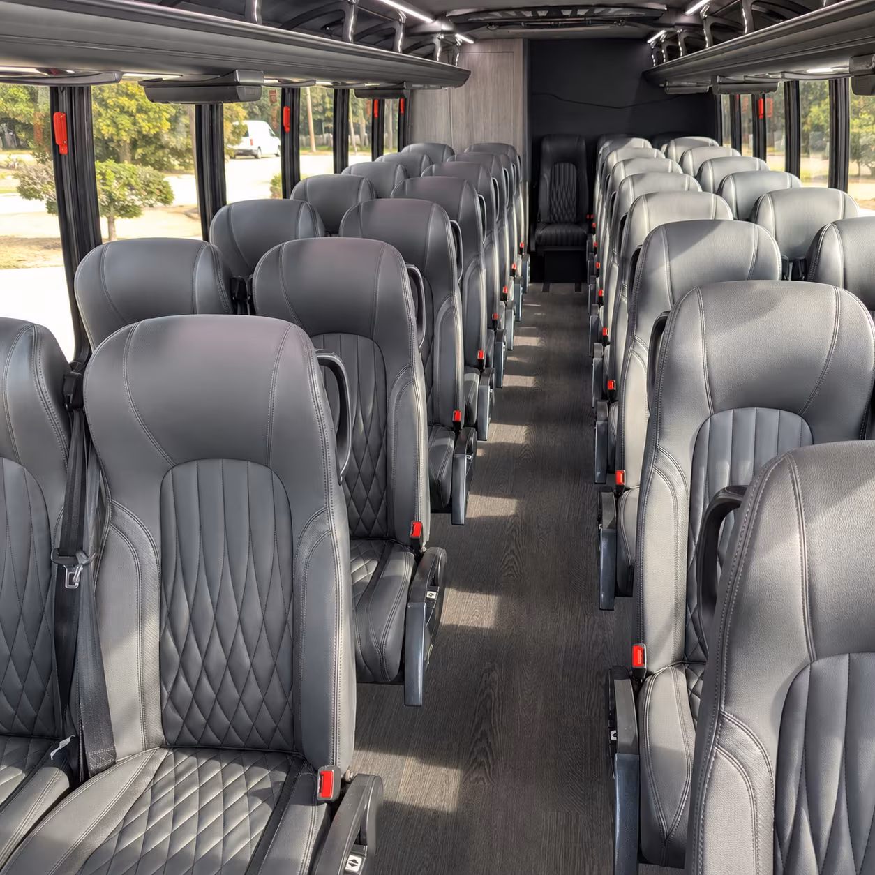 murfreesboro 30 passenger minibus interior
