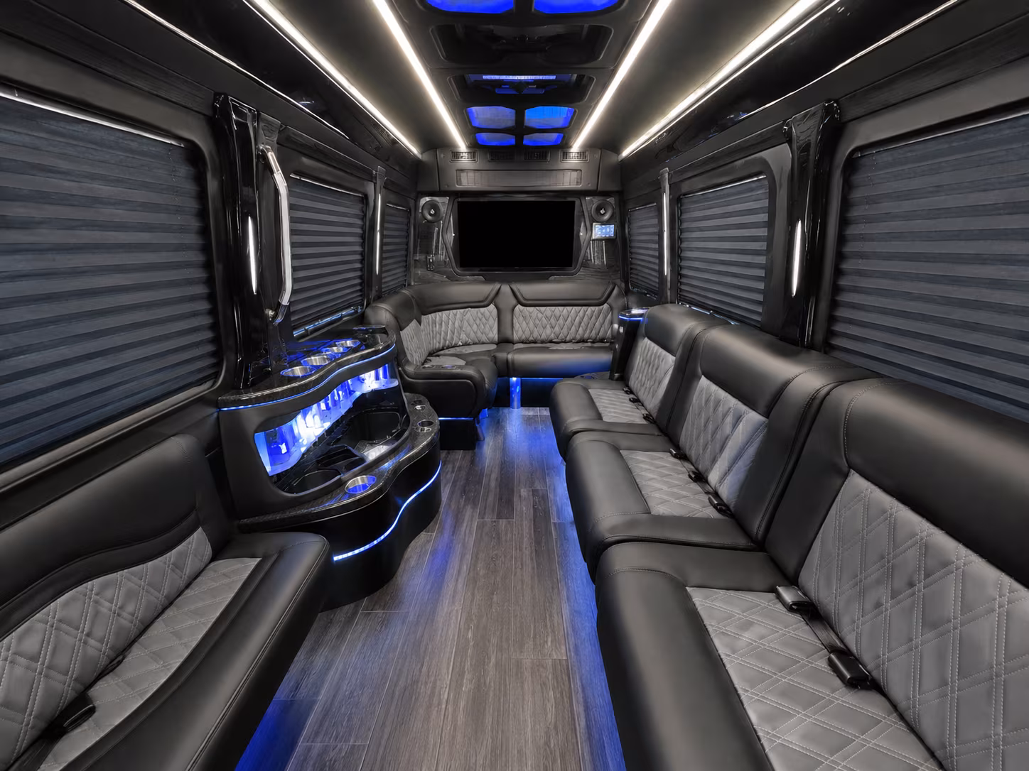 murfreesboro 30 passenger party bus interior